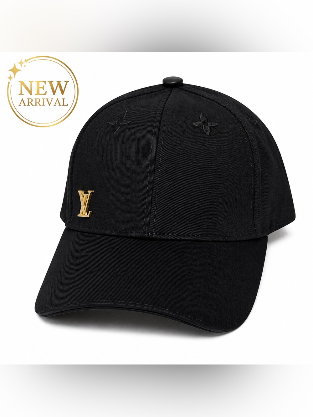 🖤✨ Unisex Black Monogram Baseball Cap – New ✨🖤